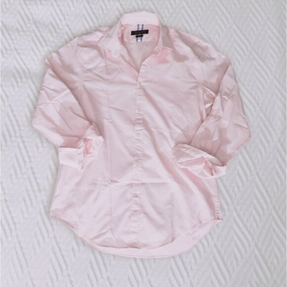 Zara Man Pale Pink Dress Shirt- L (Slim Fit) - Picture 3 of 16